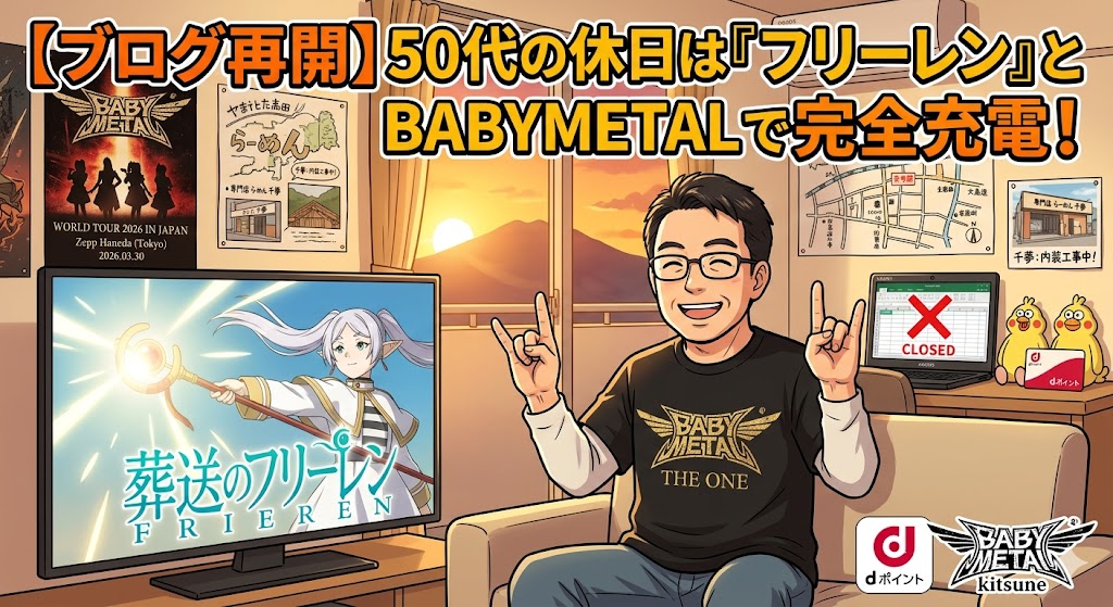 男性がキツネサインをしている